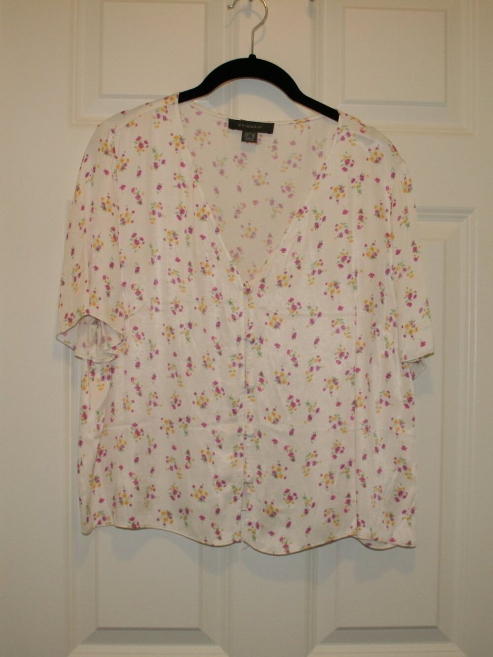 Floral Flowy Crop Top Blouse